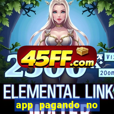app pagando no cadastro via pix